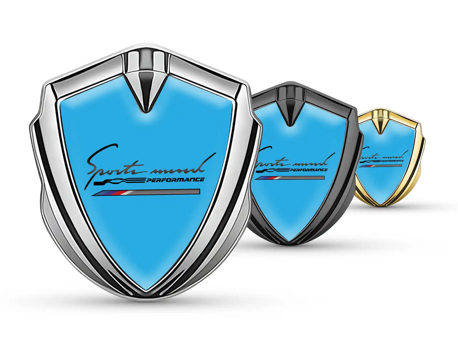 Car Brand Badges Design Focused Stylish Brand